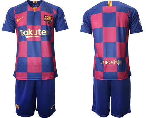 19-20 Barcelona blank Home Soccer Club Jersey