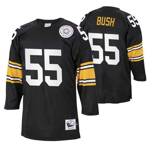 1975-steelers-devin-bush-authentic-jersey-black-throwback