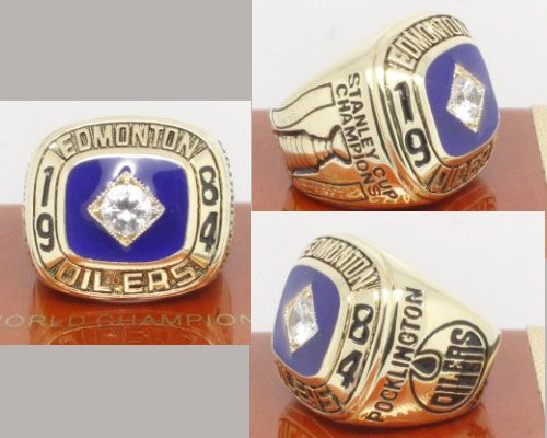 1984 NHL Championship Rings Edmonton Oilers Stanley Cup Ring
