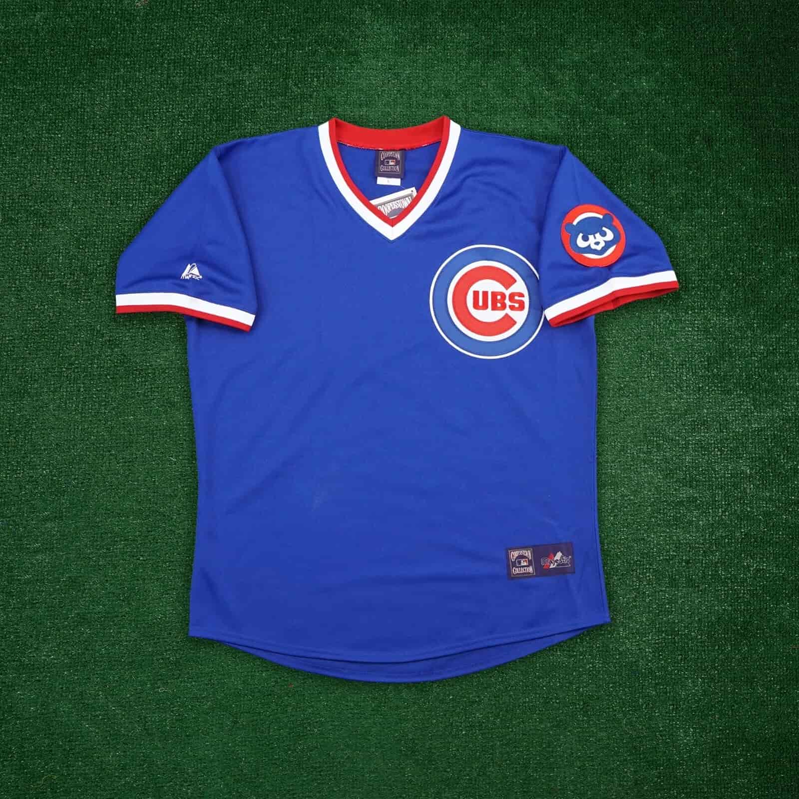 1989 Chicago Cubs Royal Blue Cooperstown Men's Away Jersey