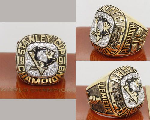 1991 NHL Championship Rings Pittsburgh Penguins Stanley Cup