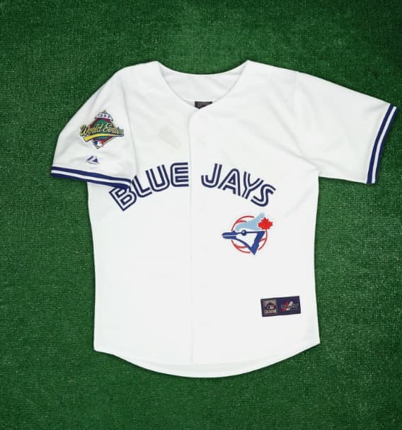 1993 Men's Cooperstown Throwback World Series Home Jersey