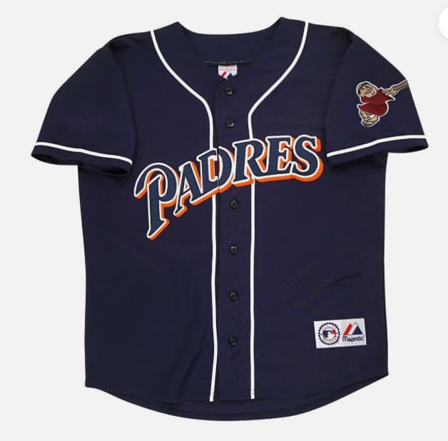 1998 San Diego Padres Alt Navy Blue Throwback Men's Jersey