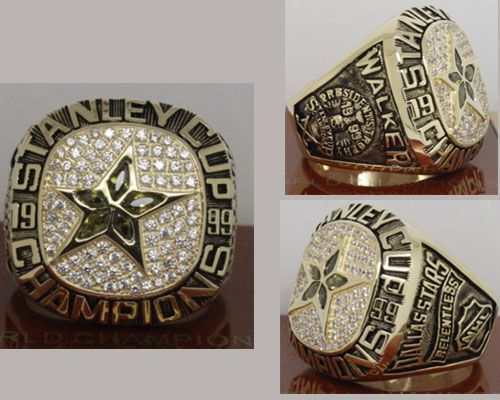 1999 NHL Championship Rings Dallas Stars Stanley Cup Ring