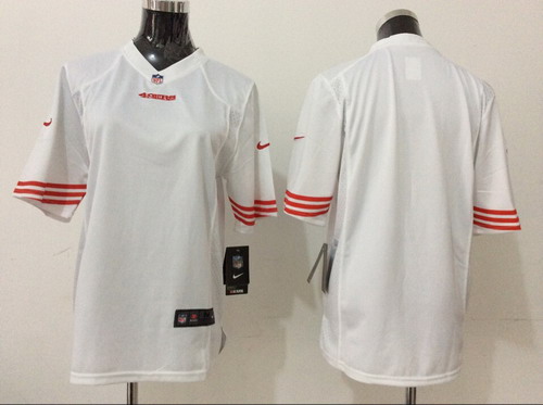 1Nike San Francisco 49ers Blank White Game Kids Jersey
