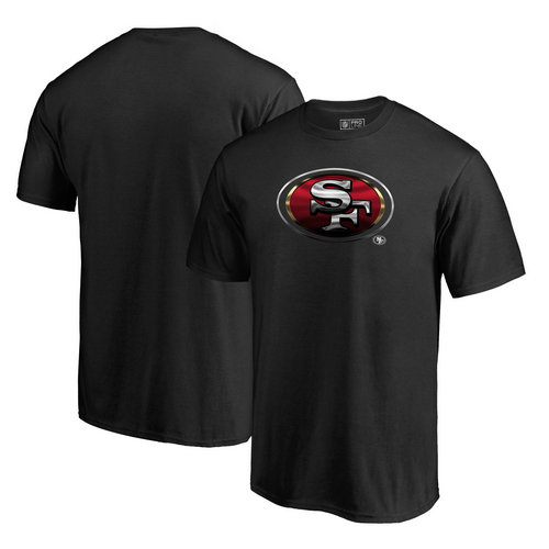1San Francisco 49ers NFL Pro Line by Fanatics Branded Midnight Mascot T-Shirt - Black