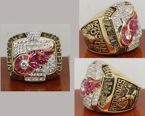 2002 NHL Championship Rings Detroit Red Wings Stanley Cup Ring