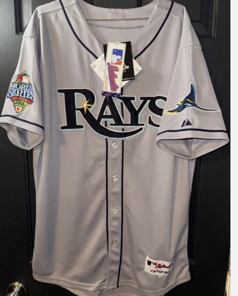2008 World Series Tampa Bay Rays   Jersey