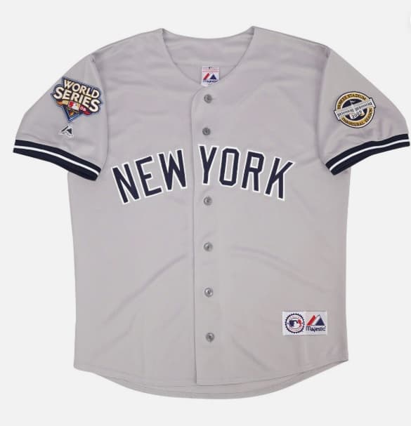 2009 New York Yankees World Series Road  Jersey