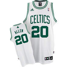 Boston Celtics 20 Ray Allen Swingman home White Jersey