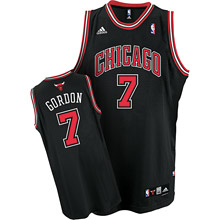 Chicago Bulls 7 Ben Gordon Swingman Black #7 Jersey