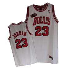 Chicago Bulls 23 Jordan White Jerseys