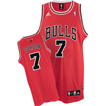 Chicago Bulls 7 Ben Gordon Swingman Road #7 Jersey Red