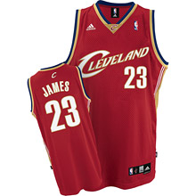 Cleveland Cavaliers 23 LeBron James Swingman Road Red
