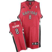 Toronto Raptors Jose Calderon Swingman #8 Road Jersey red
