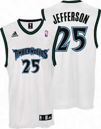 Al Jefferson Minnesota Timberwolves #25 White Jersey