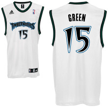 G.Green #15 Minnesota Timberwolves Home white Jersey