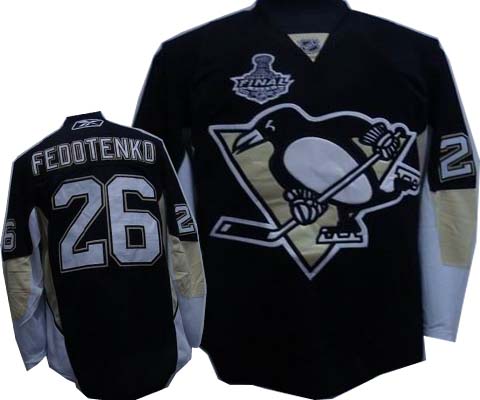 Pittsburgh Penguins 26 FEDOTENKO Black