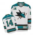 NHL San Jose Sharks #14 Jonathan Cheechoo White Jersey