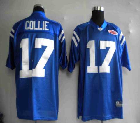 2010 super bowl nfl jerseys indianapolis colts 17# collie blue