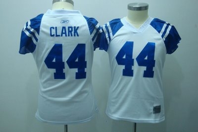 2010 women field flirt fashion jerseys indianapolis colts 44 clark white