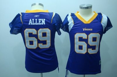 2010 women field flirt fashion jerseys minnesota vikings 69 allen purple