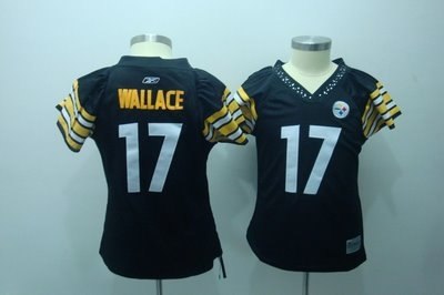 2010 women field flirt fashion jerseys pittsburgh steelers 17 wallace black
