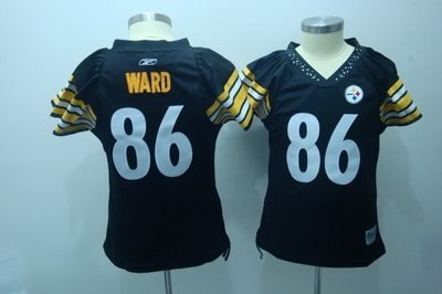 2010 women field flirt fashion jerseys pittsburgh steelers 86 ward black