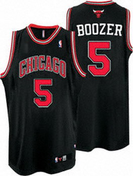 Chicago Bulls 5 Carlos Boozer Black Jerseys