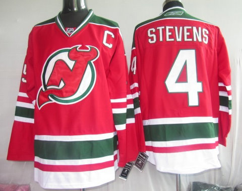 New Jersey Devils 4 Stevens red 3RD