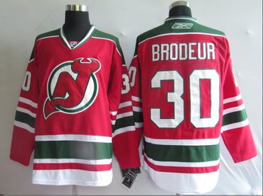 NHL Jerseys New Jersey Devils 30 Brodeur red