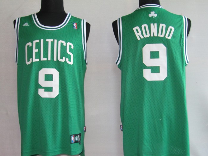 NBA Jersey Boston Celtlcs 9# Rondo green