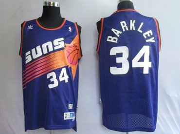 NBA Jerseys Phoenlx Suns 34# BARKLEY Purple [SWINGMAN