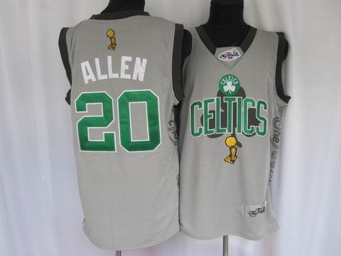 nba boston celtics #20 allen grey