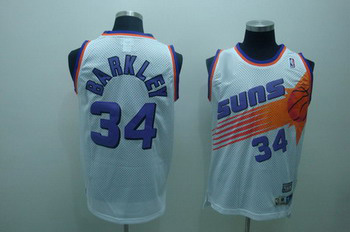 Phoenix Suns 34 BARKLEY white SWINGMAN soul jerseys