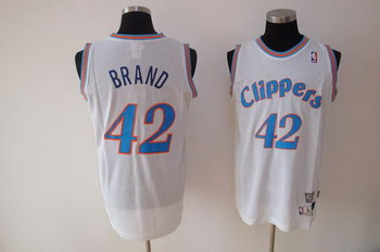 Los Angeles Clippers 42 BRAND white SWINGMAN jerseys