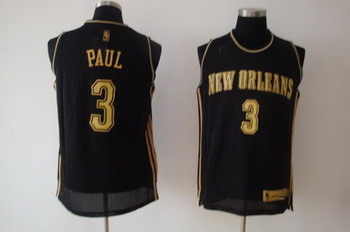 New Orleans Hornets 3 Chris Paul black SWINGMAN jerseys
