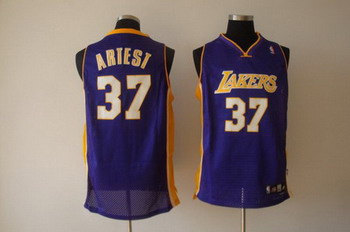 Los Angeles Lakers 37 Artest purple SWINGMAN jerseys