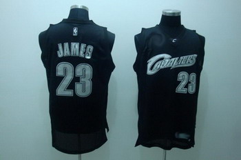 Cleveland CAVALIERS 23 LEBRON JAMES black SWINGMAN jerseys
