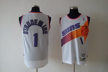 phoenix Suns 1 Amare Stoudemire white SWINGMAN jerseys