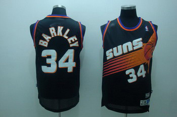Charles Barkley 34 Phoenix Suns Black SWINGMAN Jerseys