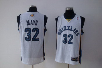Memphis Grizzlies 32 MAYO white SWINGMAN jerseys
