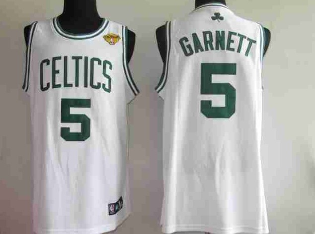 NBA Jersey Boston Celtlcs 5# GARNETT white[2010 Finals]