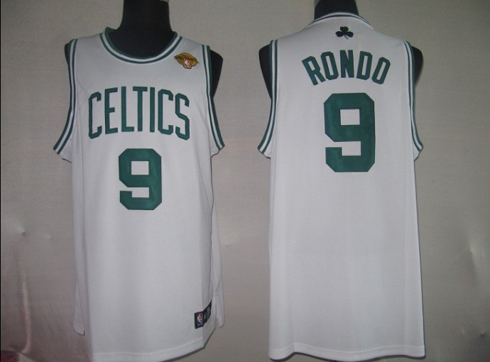 NBA Jersey Boston Celtlcs 9# Rondo White[2010 Finals]