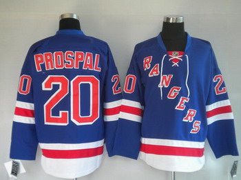 hockey jerseys NY Rangers 20 PROSPAL blue