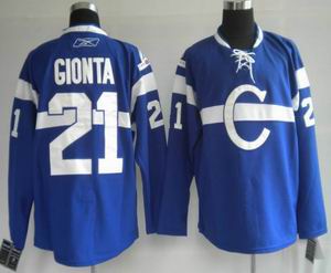 Montreal Canadiens #21 GIONTA blue