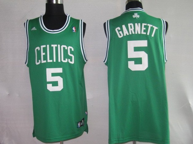 NBA Jersey Boston Celtlcs 5# GARNETT Green(Swingman