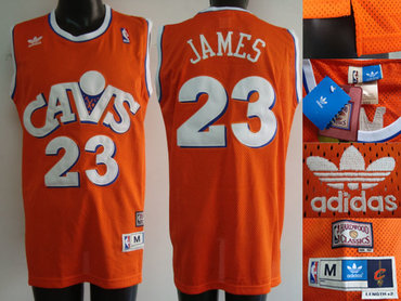 Cleveland Cavaliers #23 LeBron James Swingman Orange Jersey