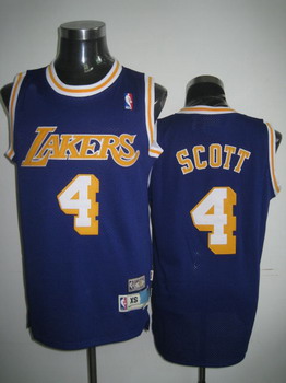 Los Angeles Lakers 4 Scott Purple Swingman Jerseys