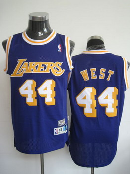 Los Angeles Lakers 44 West Purple Swingman Jerseys